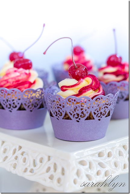 cupcakes with raspberry coulis 009-3W